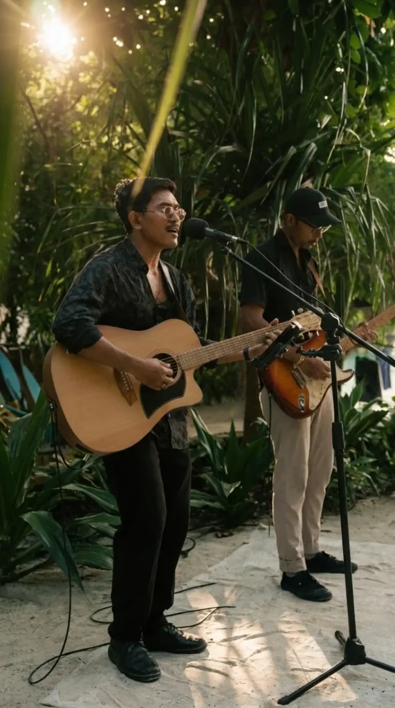 Lago acoustic live music on Sundays at Dawn, Nusa Dua